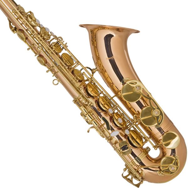 NEW ROSE BRASS BODY & Gold LACQUER TENOR SAXOPHONE SAX  