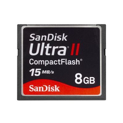 Sandisk   SDCFH008GA11   SanDisk 8GB Ultra CompactFlash (CF) Card 