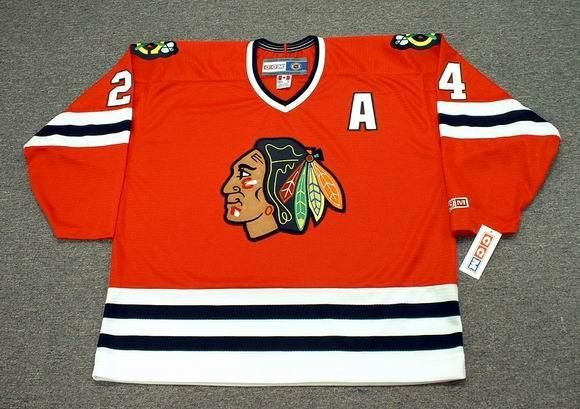 DOUG WILSON Chicago Blackhawks 1988 Away Jersey LARGE  