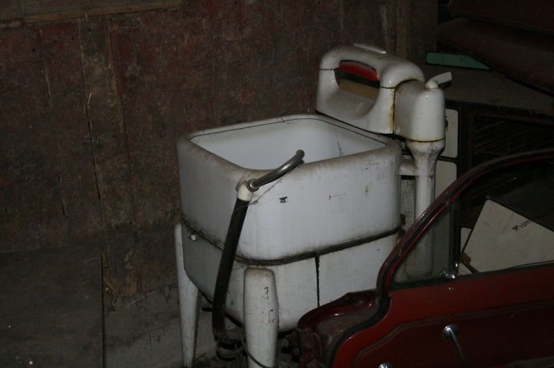 Antique ringer washing machine retro 1950s  