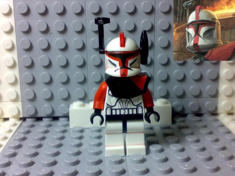 Lego Star Wars ~Clone Trooper Captain Fordo Custom  