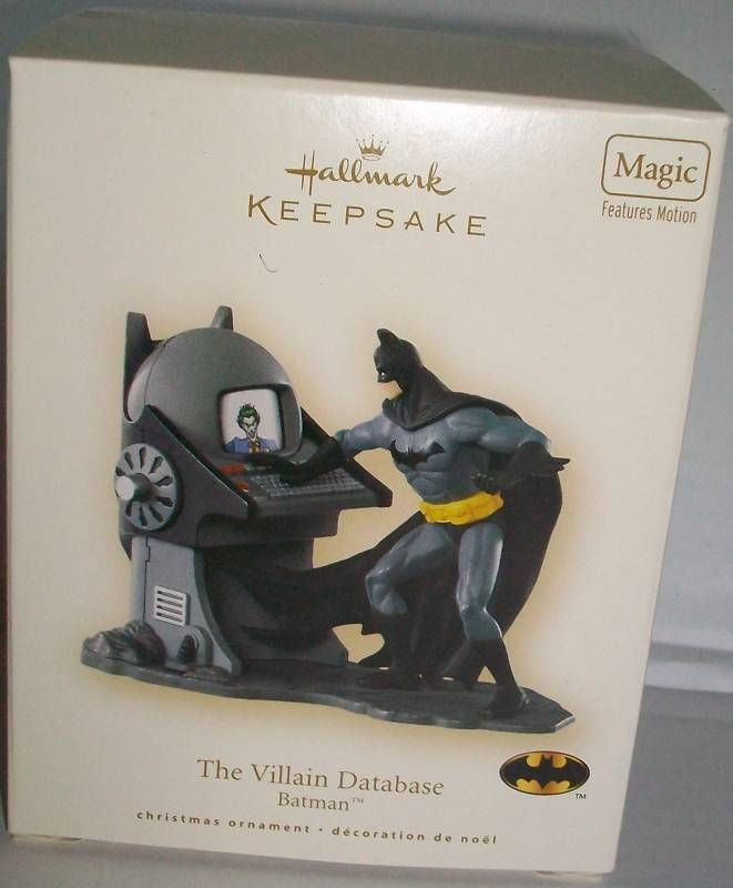 2007 HALLMARK Batman The Villain Database Magic NEW  