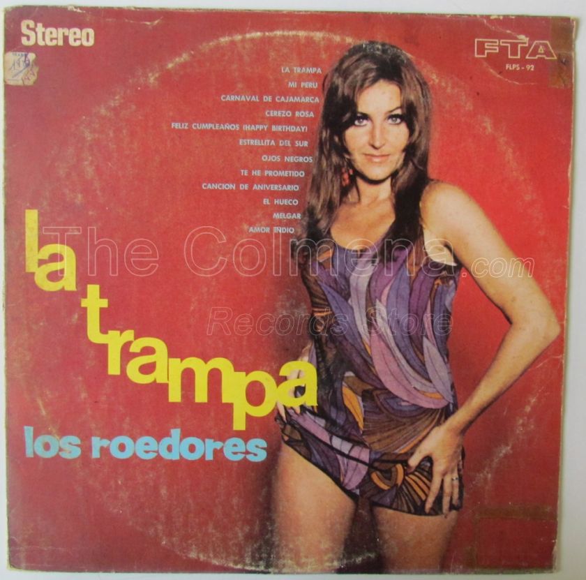   ROEDORES La trampa GUARACHA DESCARGA INSTRUMENTAL LATIN JAZZ PERU LP