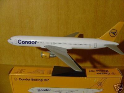 200 Condor Boeing B767 300ER Desk Display Model  