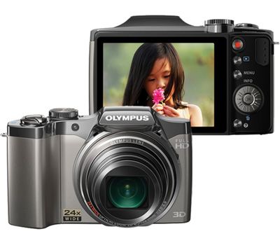 Olympus SZ 30MR 24x 3D Silver Digital Camera NEW USA 050332178816 