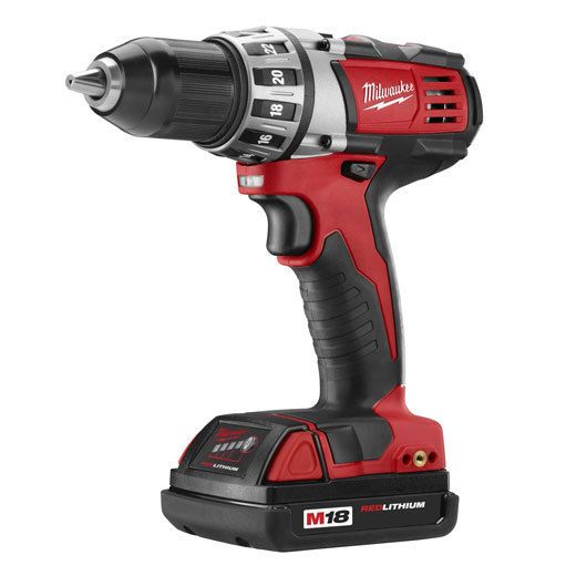 Milwaukee 2601 22 18 Volt Li ion Compact Drill Kit   FULL WARRANTY 