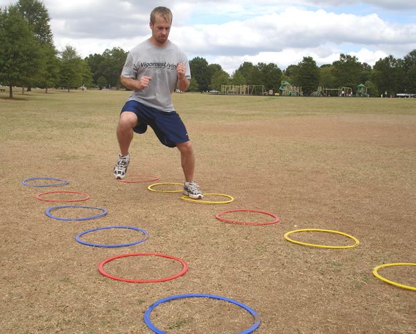 New Agility Speed Rings Foot Drills Coordination w/ bag  