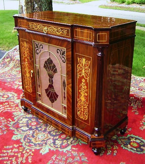 FLAMBOYANT VICTORIAN style Credenza sideboard  