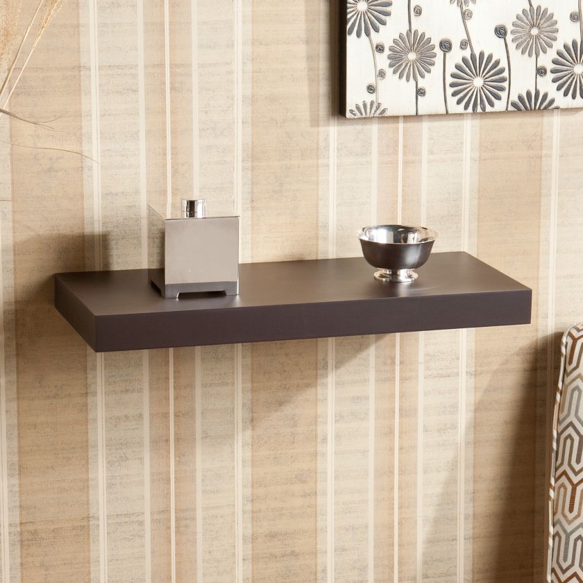 Espresso 24 FLOATING WALL SHELF Display Home Room SEI EN7241 