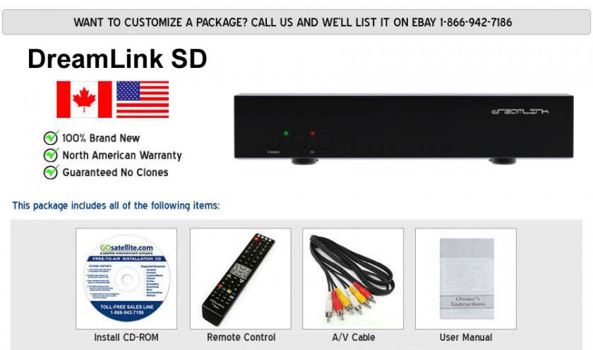 DreamLink SD FTA SATELLITE RECEIVER DreamLink SD  