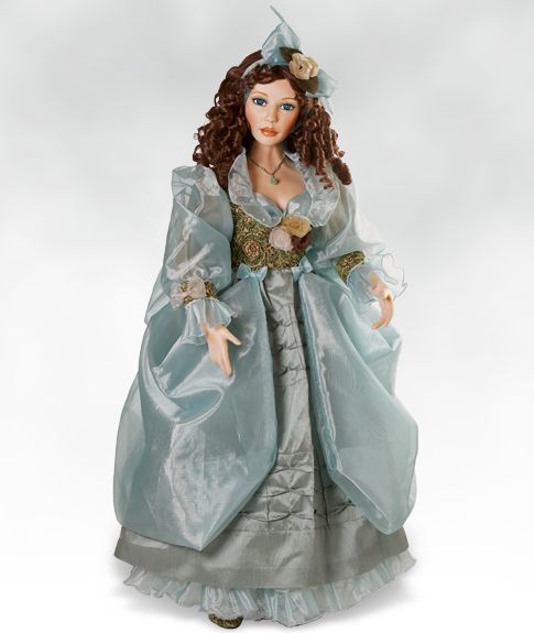 Victorian Doll, Michelle, 34 Inches in Porcelain  