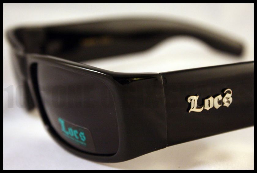 locs gangster sunglasses dark black