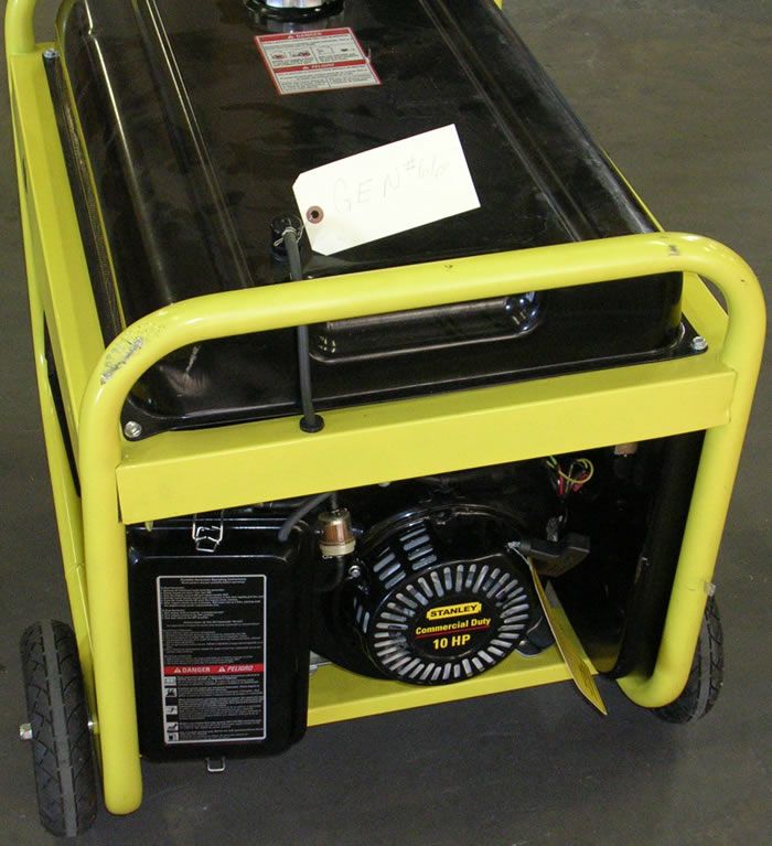 STANLEY G5000S 10 HP GAS POWERED 5000 6500 WATT GENERATOR  