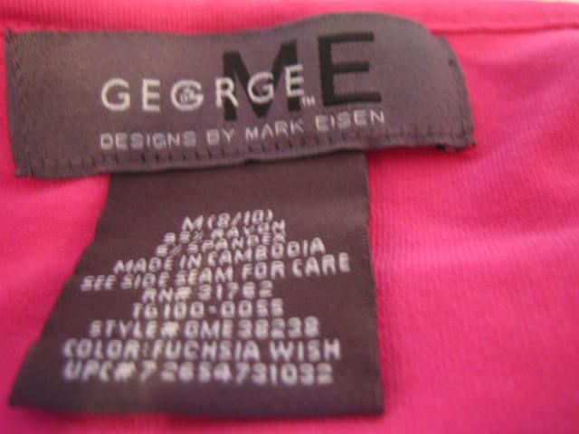 GEORGE ME pink baby doll top   Women M  