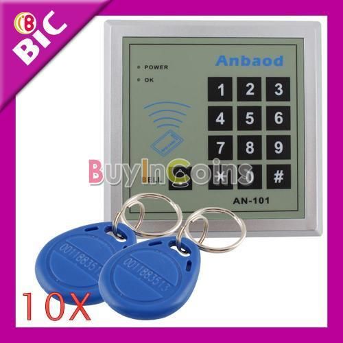 RFID Proximity Door Lock Access Control System +10 Keys  