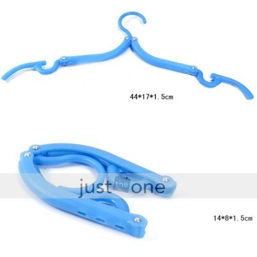   Folding Plastic Clothes Garment Coat Washing Laundry Hanger  