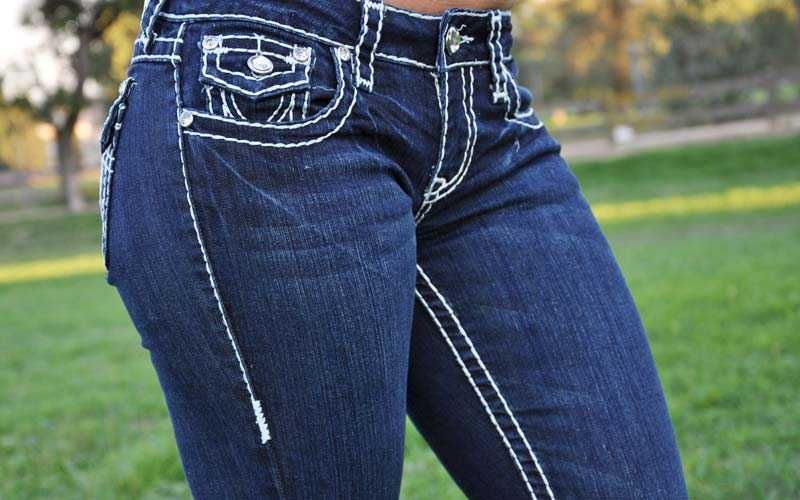 LA Idol jeans SZ 0 15 DARK BLUE white stitching SKINNY FAST FREE 