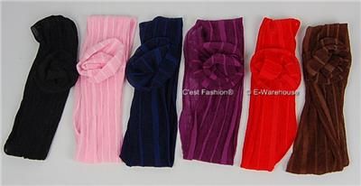 Wholesale 6 Headbands Head Wraps 3D Flower Sheer Lace  