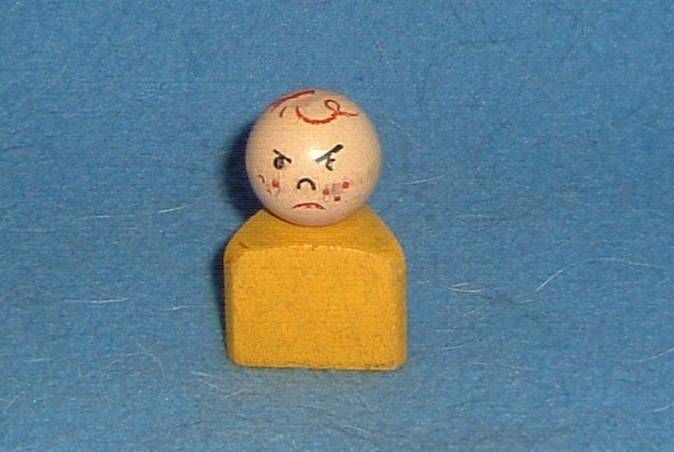 Fisher Price Little People #136 Lacing Shoe Triangle Boy  