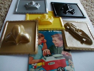 42 VAC U FORM COLOR SHEETS fits Mattel 1960s toy  