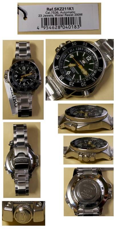 Seiko 5 200mtr latest model chuncky men watch brand new  