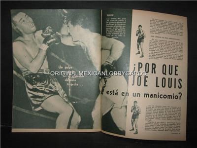 ROMEO ANAYA PHOTOCOVER MEXICAN BOXING MAGAZINE 1970  