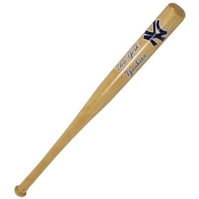 NEW YORK YANKEES LOGO OFFICIAL 18 MINI NATURAL WOOD HEAT TRANSFER 