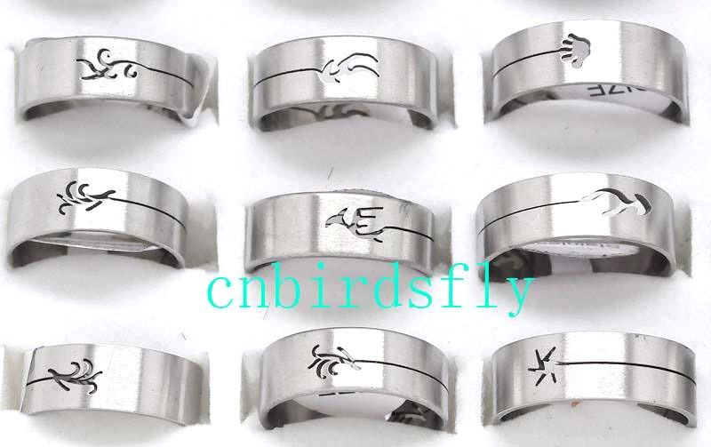 wholesale jewelry lots mixed bulks 100pcs beautiful stainless 316L 