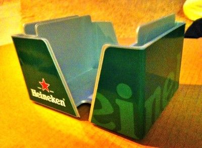 Heineken Beer Promotional Logo Bar Caddy Napkin Holder NEW LOOK 