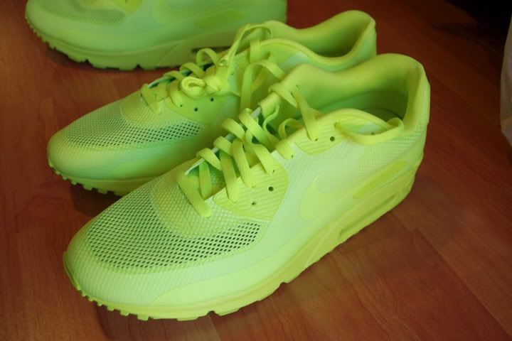   Nike Air Max 90 Hyperfuse Premium HYP PRM Volt Limited Edition sz 14