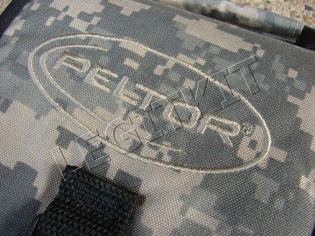 Peltor Commo Headset PTT Carrying Case Pouch ACU Army Belt Mounted 