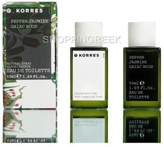 Korres Fragrance Unisex,Pepper,Jasmine,Gaiac Wood, 50ml  