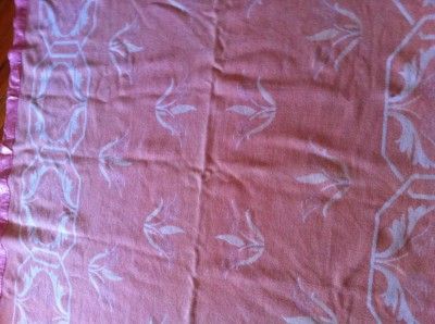 VINTAGE ORR HEALTH REVERSIBLE WOOL BLANKET NICE  