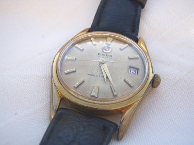 Rado World Travel 30 jewels automatic watch for repairs  