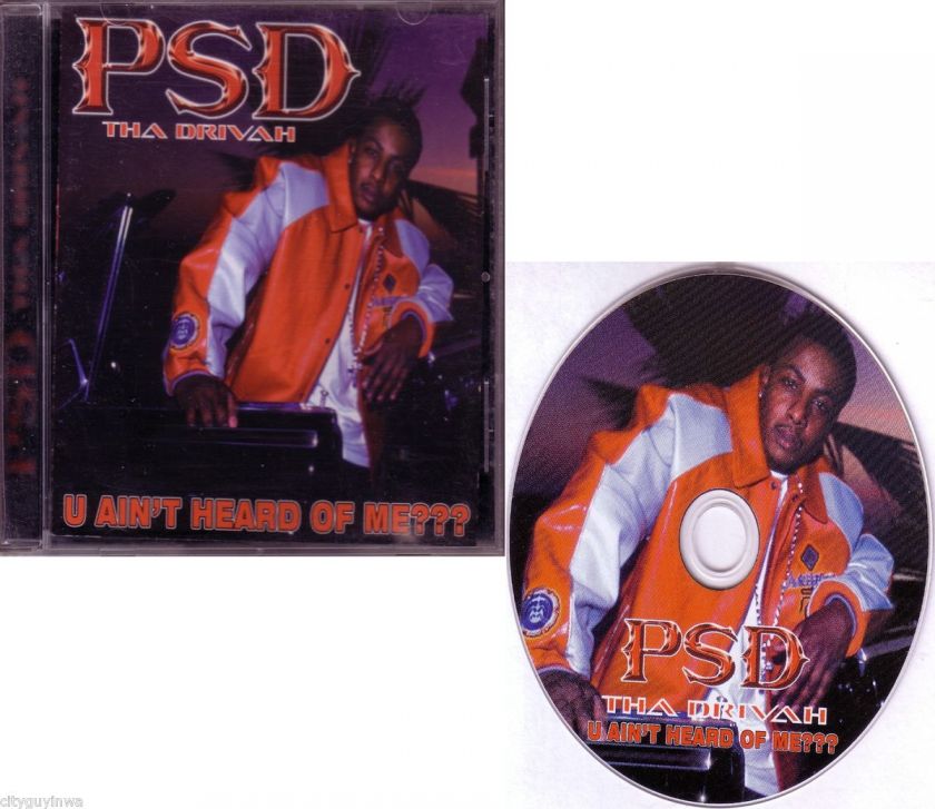   DRIVAH U Aint Heard of Me Oop & Rare Picture Disc OG CD Bay Area Rap