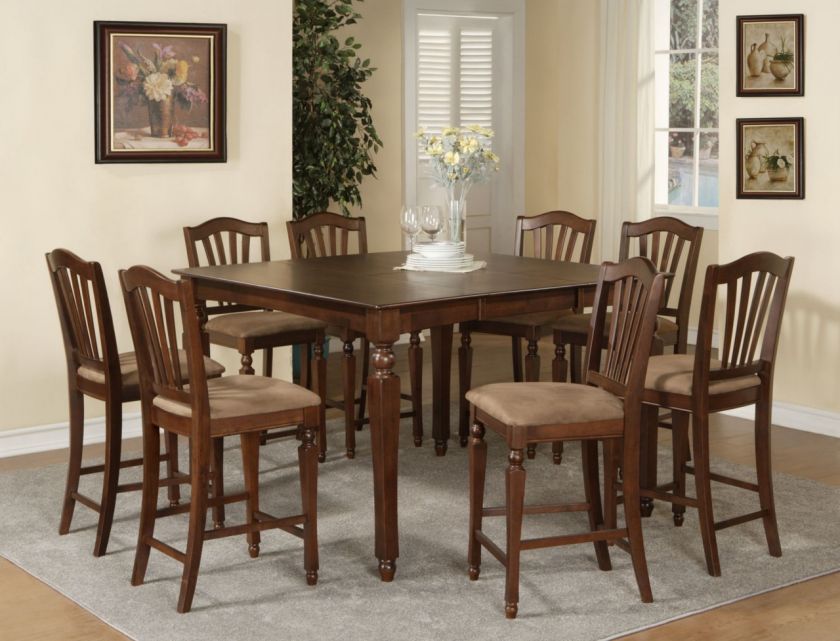   For Many More Dining Dinette Kitchen Counter Height Table& Chairs