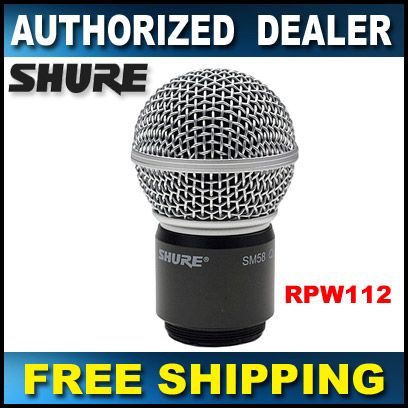 Shure RPW112 Wireless SM58 Replacement Cartridge   NEW  