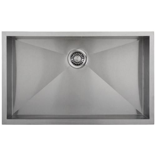 Apron Farmhouse Single Stainless Steel Kitchen Sink 16G  