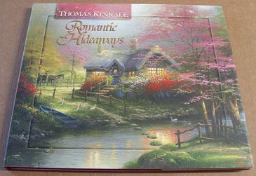 THOMAS KINKADE Romantic Hideaways coffee table book New  