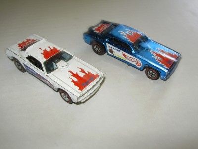 Hot Wheels Redlines 1971 Snake II and Mongoose II  