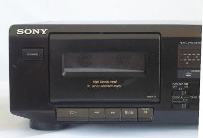 Sony TC WE471 Dual Cassette Deck  