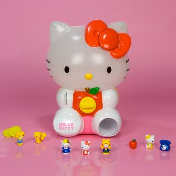 HELLO KITTY DISPENSER DELUXE PLAYSET *Squinkies* WJ2003  