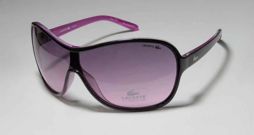   TRENDY SPECIAL SOPHISTICATED PLASTIC TEMPLES PURPLE SUNGLASSES  