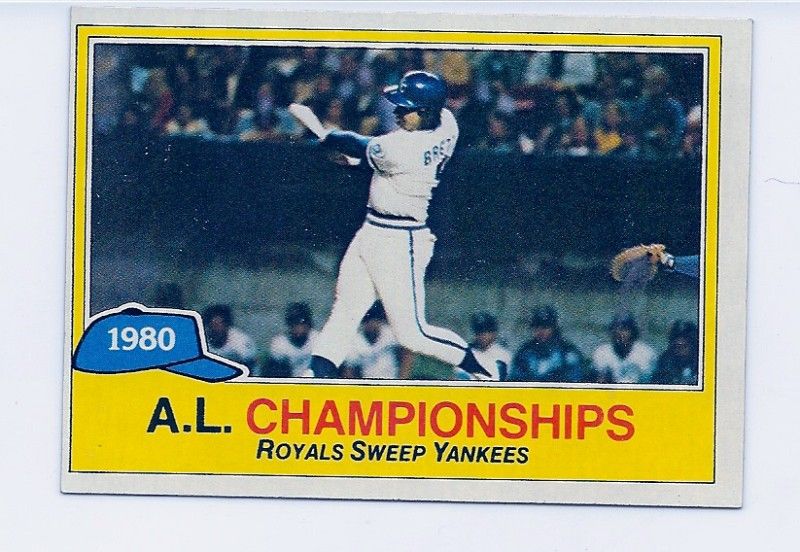 1981 TOPPS #401 ROYALS AL CHAMPS GEORGE BRETT MINT  