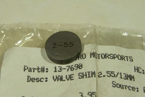 NOS K&L KAWASAKI VALVE SHIM 13MM X 2.55MM  