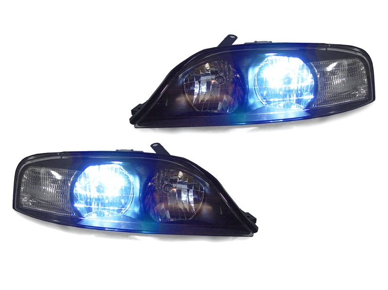 00 01 02 LINCOLN LS CLEAR HEADLIGHTS + TRUE XENON HID  