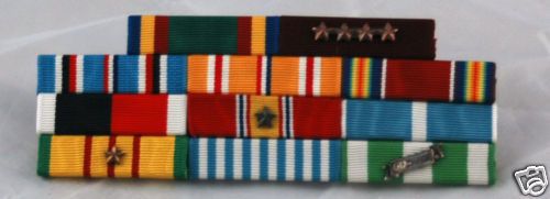 Navy Service Ribbon Bar service WWII, Korean, Vietnam  