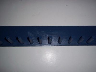 WOOD BASEBALL MINI BAT RACK HOLDER 9 BATS BLUE STORAGE  